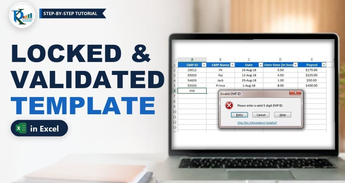 Excel Template with Protection and Validation (Free Download)