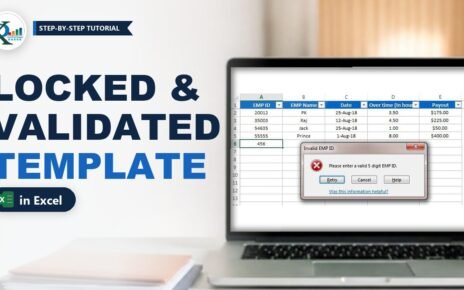 Excel Template with Protection and Validation (Free Download)