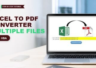 Excel to PDF Converter in VBA: Convert Multiple Files at Once