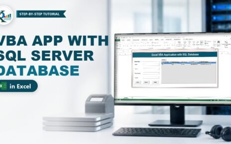 Excel VBA Application with SQL Database: Insert, Update, Delete