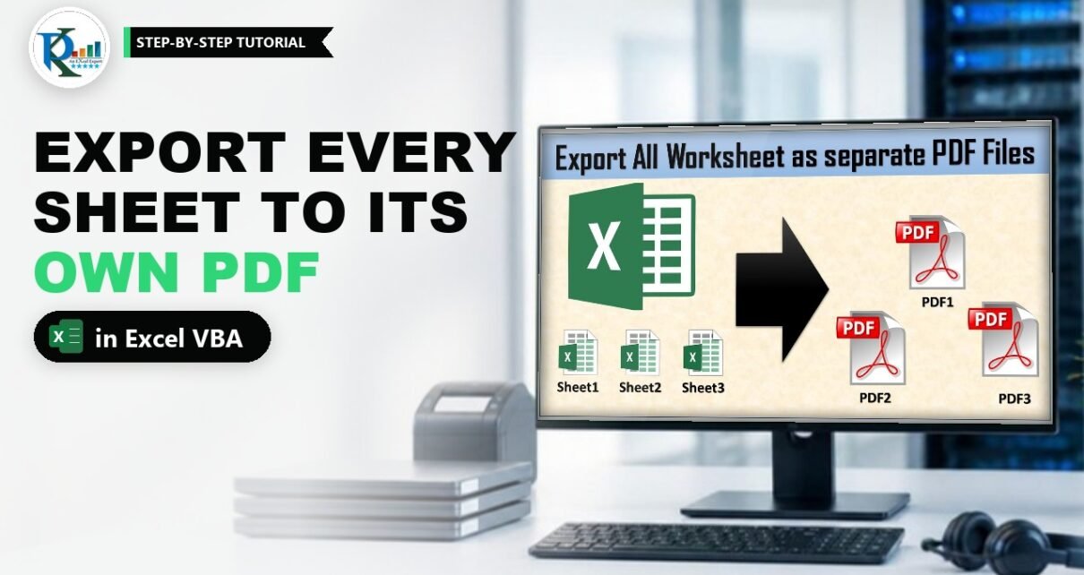Export All Excel Worksheets in Separate PDF Files (VBA Macro)