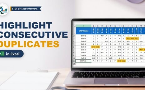 Highlight Consecutive Duplicates in Excel with a Simple Formula