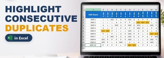 Highlight Consecutive Duplicates in Excel with a Simple Formula