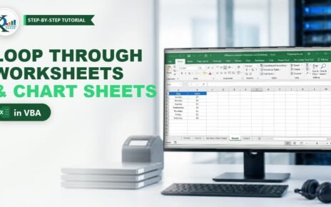 Loop Through Worksheets, Sheets and Chart Sheets in Excel VBA