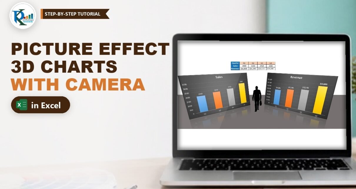 Picture Effect in Excel Chart: 3D Charts with the Camera Tool