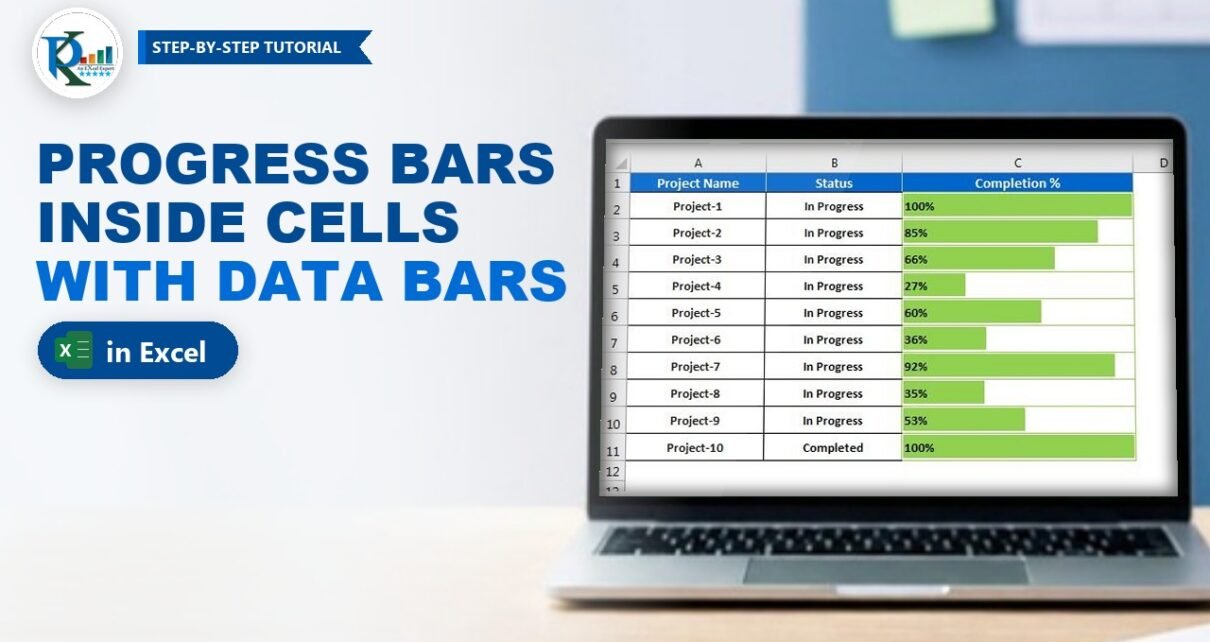 Progress Bar in Excel Cells Using Conditional Formatting