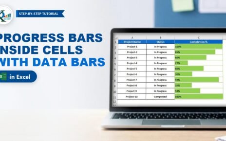 Progress Bar in Excel Cells Using Conditional Formatting