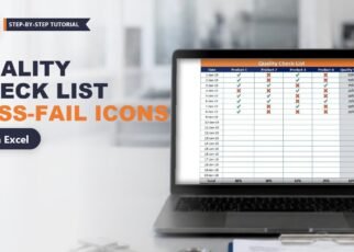 Quality Check List in Excel with Pass/Fail Icons (Free Template)