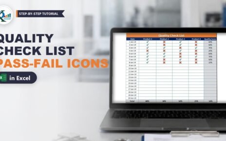 Quality Check List in Excel with Pass/Fail Icons (Free Template)
