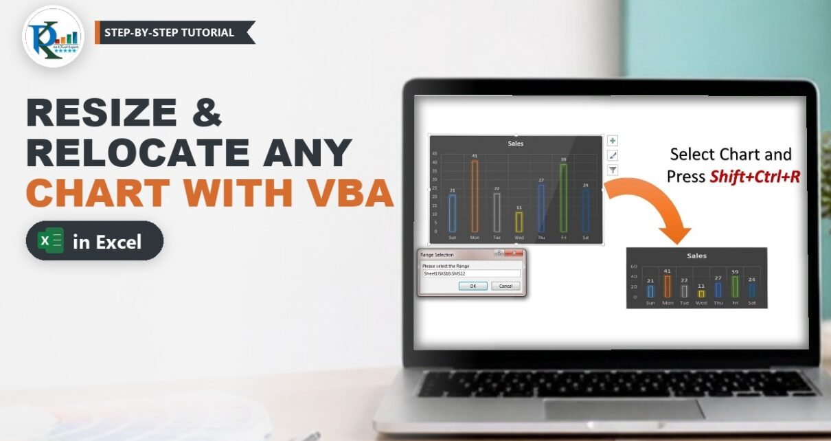 Resize and Relocate a Chart Using Excel Range with VBA