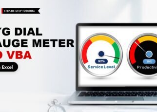 RYG Dial Gauge Meter in Excel: Build a KPI Gauge Without VBA