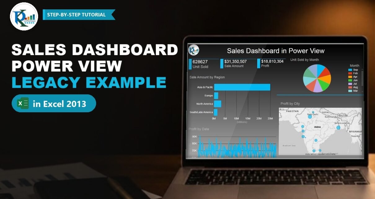 Sales Dashboard in Excel 2013 Power View: Legacy Example