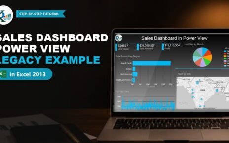 Sales Dashboard in Excel 2013 Power View: Legacy Example