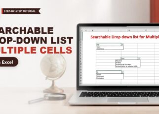 Searchable Drop Down List in Excel for Multiple Cells