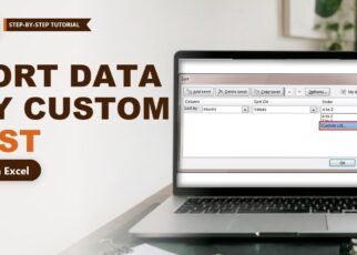 Sort Data by Custom List in Excel (Months, Sizes and More)