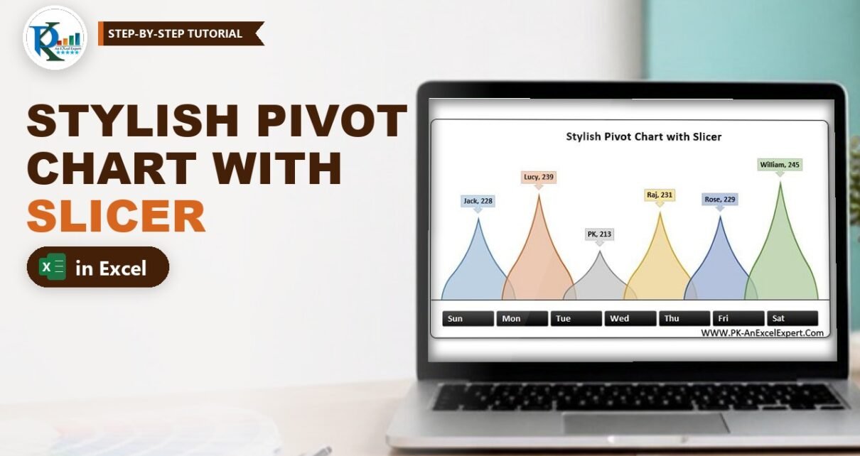 Stylish Pivot Chart with Slicer in Excel (Step by Step)