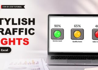 Stylish Traffic Lights in Excel: Shapes + Conditional Formatting