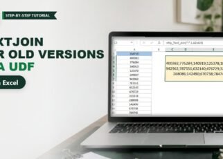 Text Join Formula for All Excel Versions: TEXTJOIN UDF in VBA