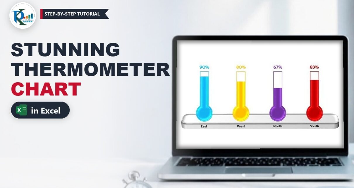 Thermometer Chart in Excel: Stunning Infographic Step by Step