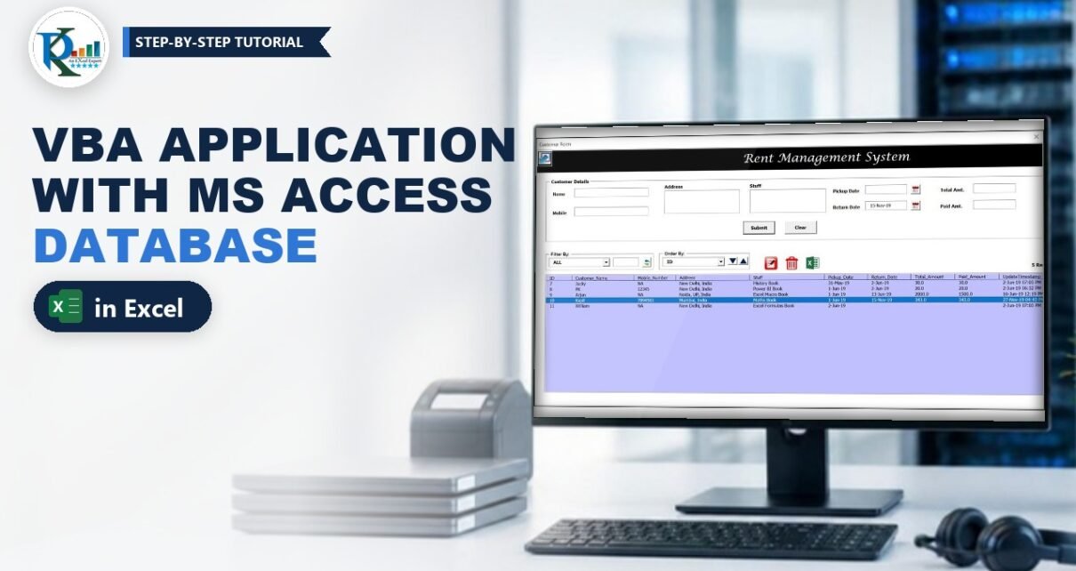 VBA Application with MS Access Database: Rent Management App