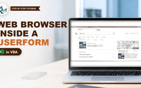 Web Browser in a VBA UserForm: Build It and Know Its Limits