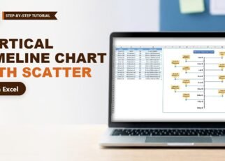 Vertical Timeline Chart Using Scatter Chart in Excel (Dynamic)