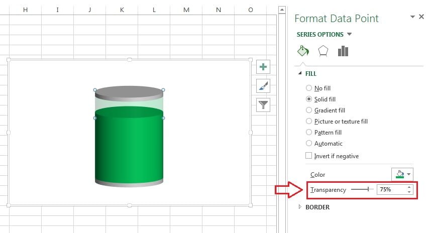 Transparency option