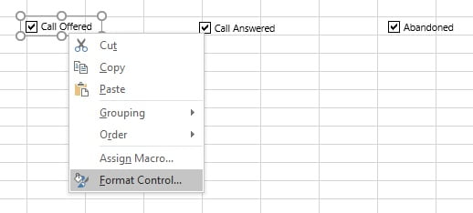Format Control option