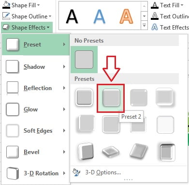 Change Oval's Preset