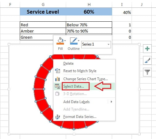 Pie Chart Based On Conditional Formatting