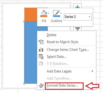 Format Data Series option