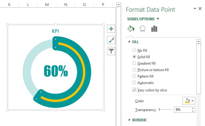 Excel Doughnut Chart Thickness