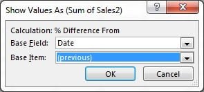 Show Value as window