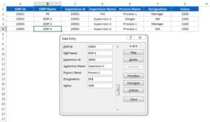 Data Entry Form without using VBA