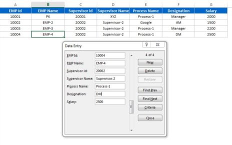 Data Entry Form without using VBA