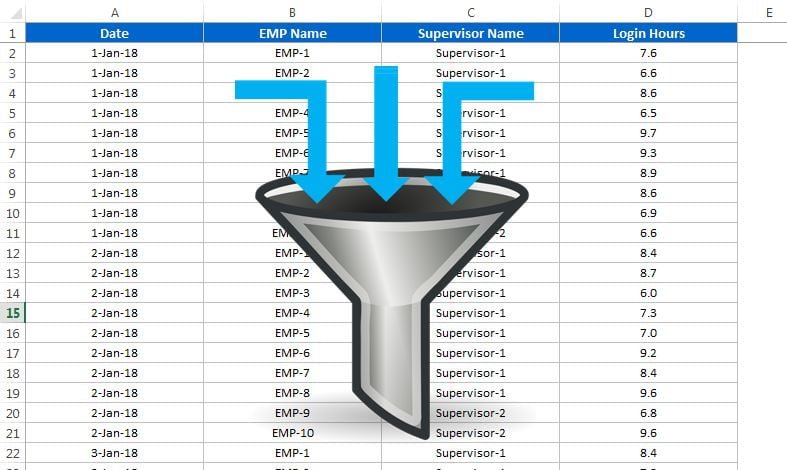 Filter with multiple values