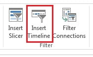Insert a Timeline in Pivot table