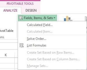 Pivot Table