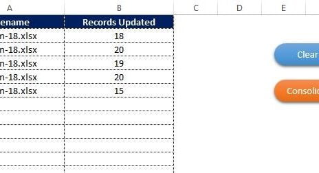 Data Consolidation Macro