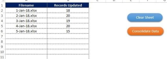 Data Consolidation Macro